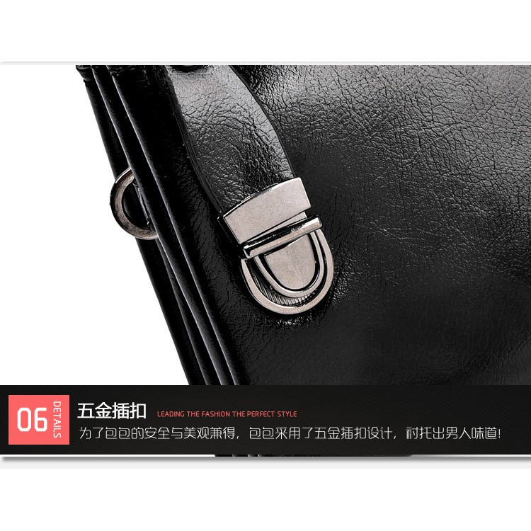 [Kulit Premium] Dompet Panjang Clutch Kulit Resleting Kancing Pengunci Pria dan Wanita Long Wallet Zipper Lock Soft Leather