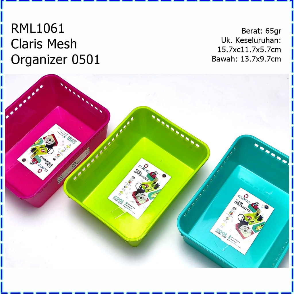 RML1061 Claris Mesh Organizer/Keranjang Penyimpanan 0501