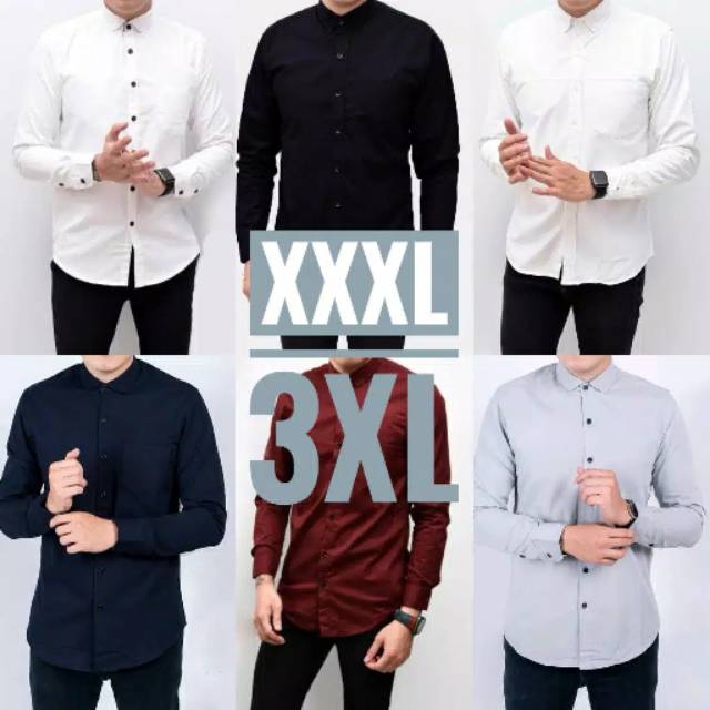 NEW! KEMEJA PRIA JUMBO XXL XXXL 2XL 3XL MOTIF MURAH PROMO OK SALE BIGSIZE KATUN/ centraltasdompet