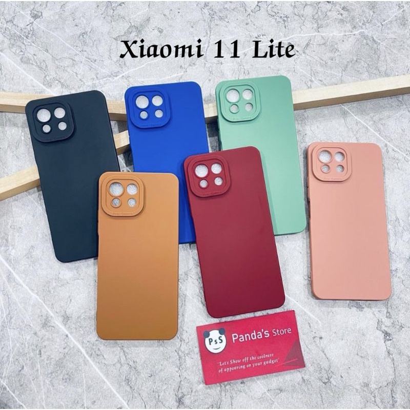 Softcase Pro Camera Xiaomi 11 Lite Candy Case Full Color 3D Silikon TPU