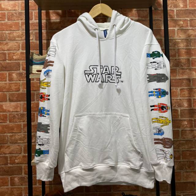 Hoodie StarWars  H&M Putih Original