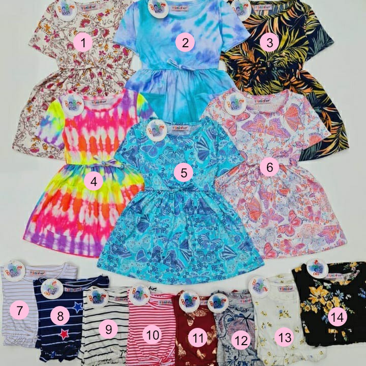 [PILIH MOTIF] BOBOOKIDS DRESS NS 12345 TAHUN