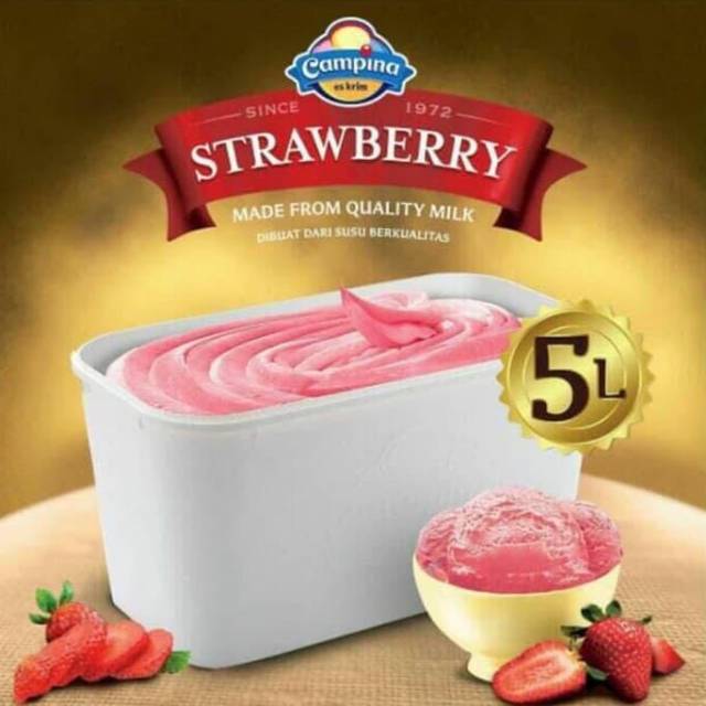 

Campina Ice Cream Strawberry 5 Liter