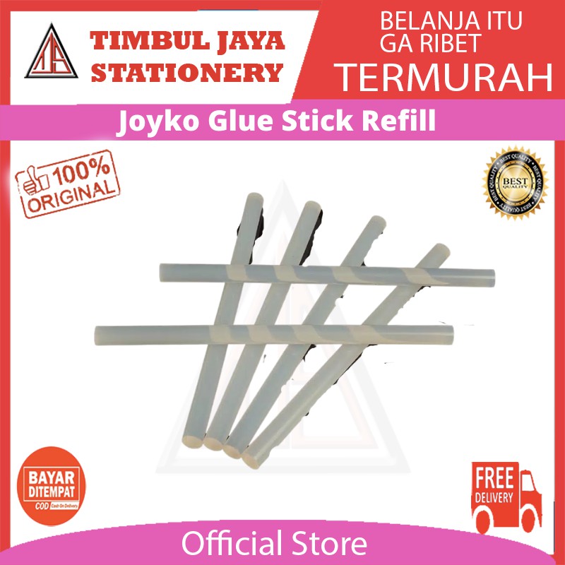 

Joyko Glue Stick Refill Lem Bakar Isi Lem Tembak 1 Box isi 100 Pcs Joyko GSR-111