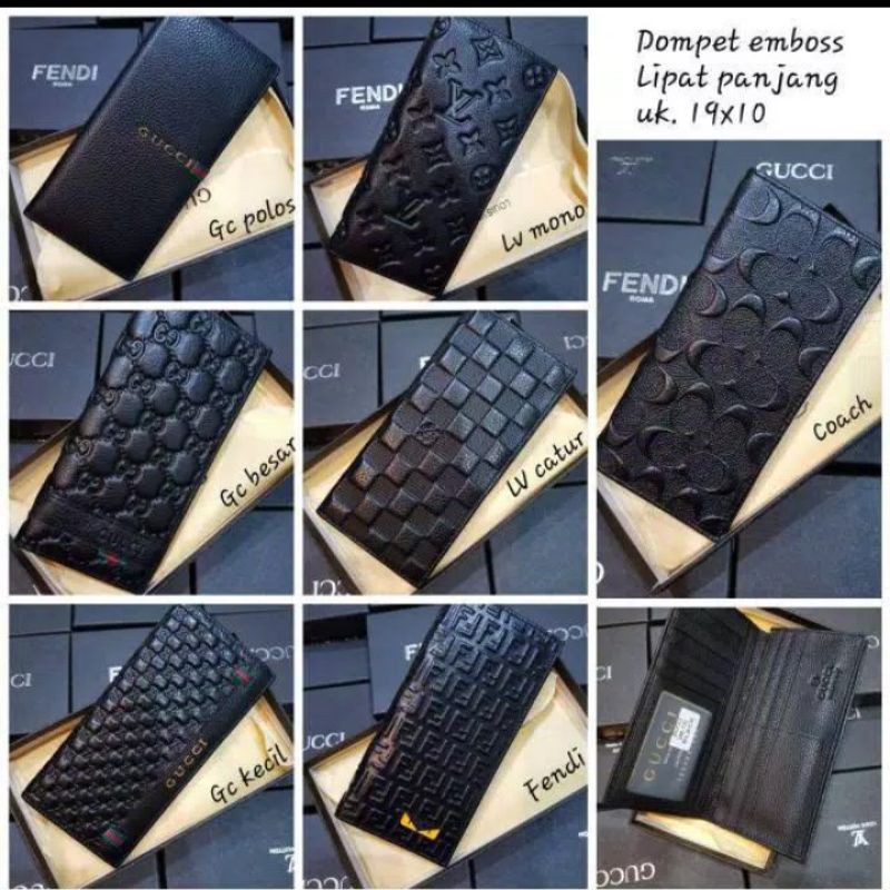 dompet Gucci Panjang Wanita Kulit asli impor