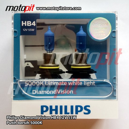Philips Diamond Vision HB4 Putih 5000K