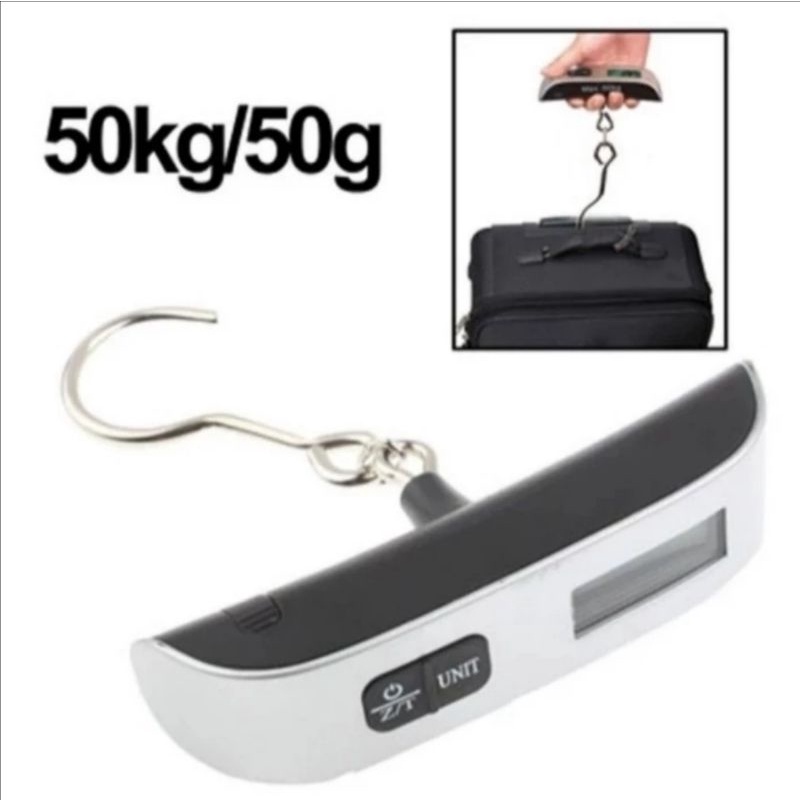 TIMBANGAN KOPER TAS BAGASI 50KG TIMBANGAN GANTUNG LUGGAGE SCALE 50KG