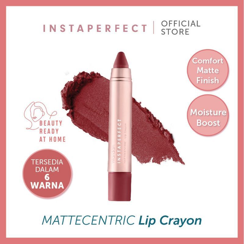 WARDAH Instaperfect Mattecentric Lip Crayon - 3g