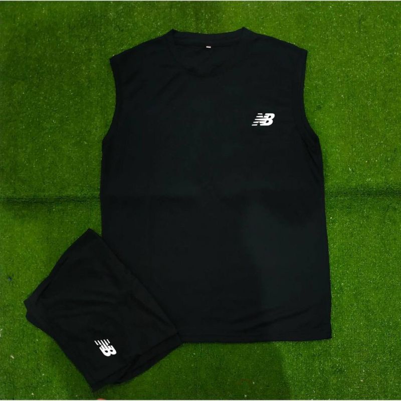 SETELAN DEWASA/ SETELAN SINGLET SPORT/ SETELAN NB / UNISEX/ COD / BADMINTON RUNNING YNX