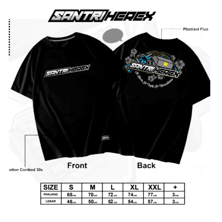 kaos herex santri