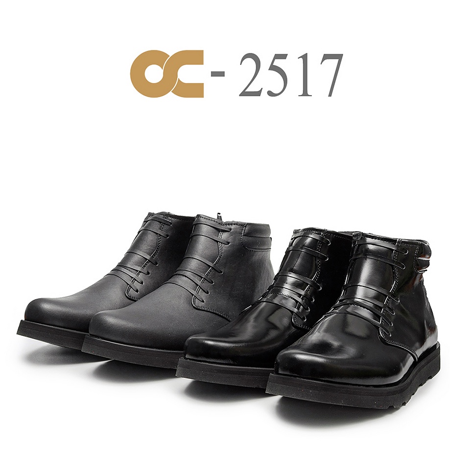 SEPATU PDH KULIT ASLI MENGKILAT DAN DOFF OC 2517