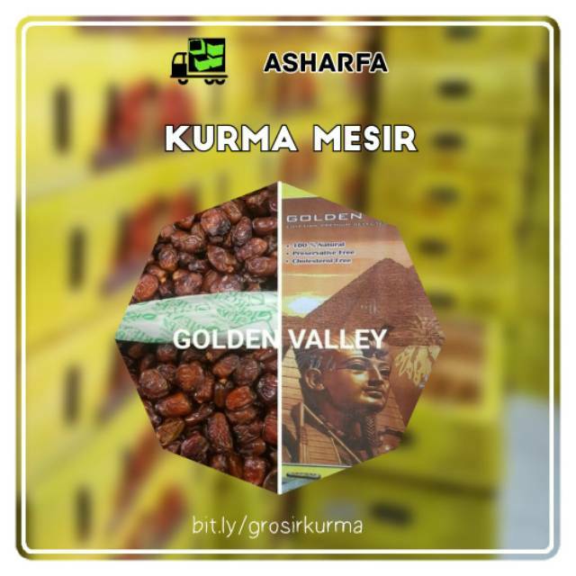 

Kurma Mesir Golden Valley 10 kg