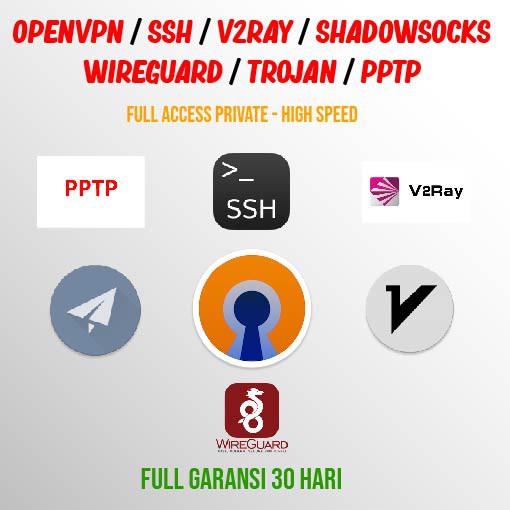 SSH, OpenVPN, V2Ray, Wireguard, Shadowsocks &amp; PPTP Private Full Speed