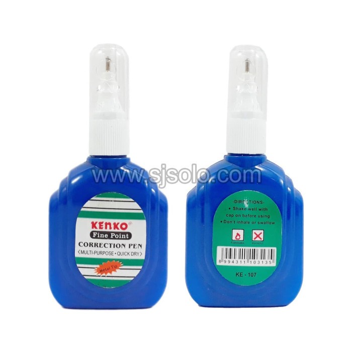 

TIPE X CORECTION PEN KENKO BIRU KE-107