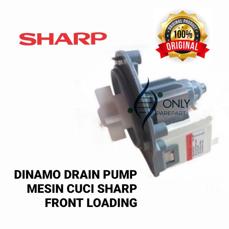 Dinamo Drain Pump Mesin Cuci Sharp ES-FL 1082 / ESFL 872 Front Loading