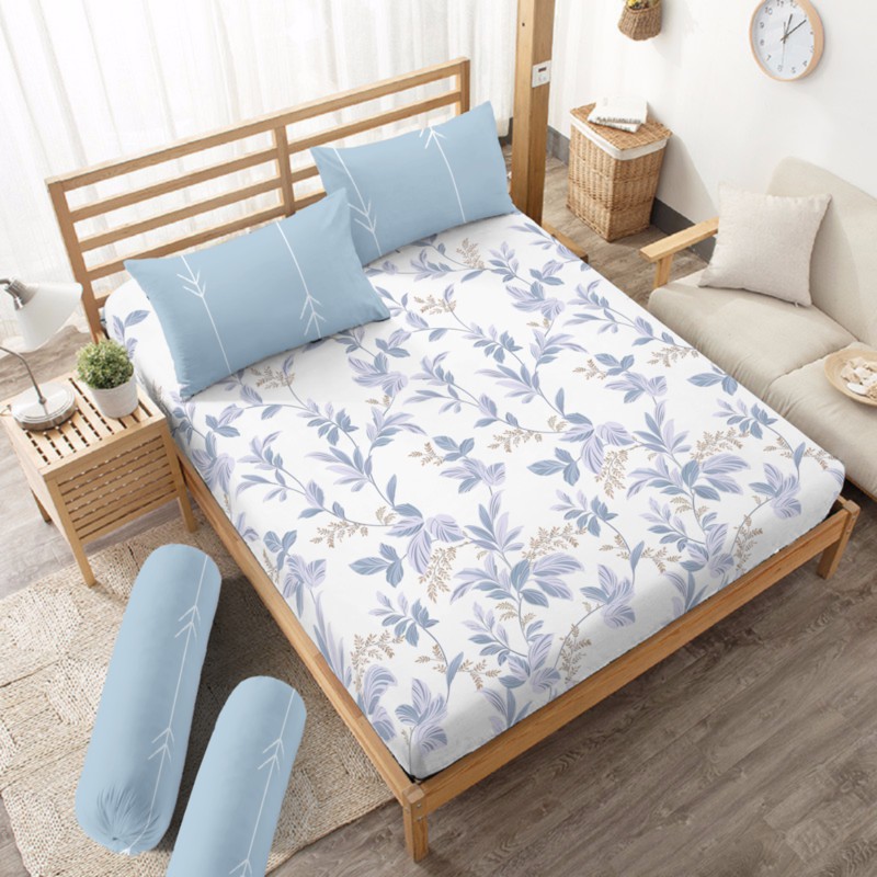Kintakun Sprei Aurelia Dluxe Microfiber Putih (5in1) 20 cm