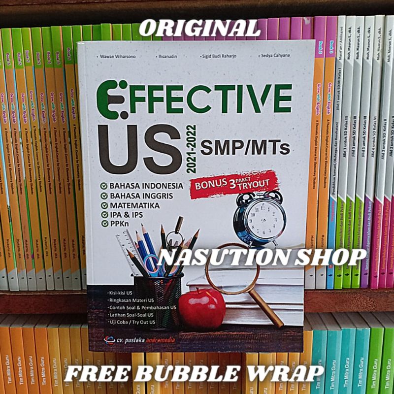 Buku Effective US SMP 2022 CV Pustaka Andromedia Original
