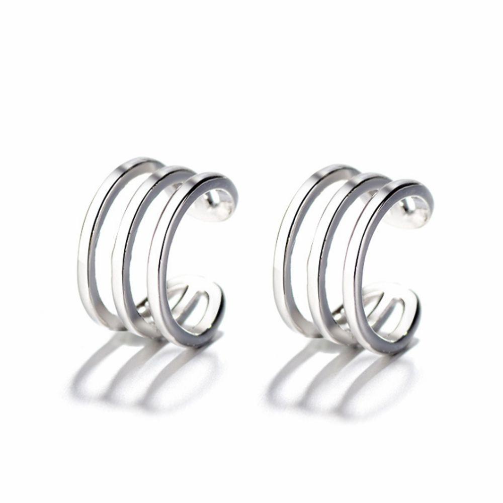 Lily Telinga Klip Fashion Perhiasan Set Stainless Steel Cartilage Hoop