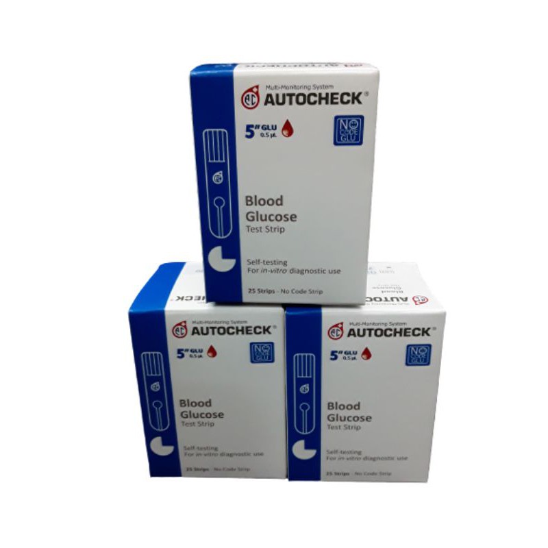 AUTOCHECK STRIP GLUCOSE STIK ISI ULANG GULA DARAH