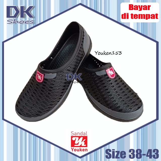 Youken 153 38-43 Sepatu Slip On Karet Laki Tahan Air Murah