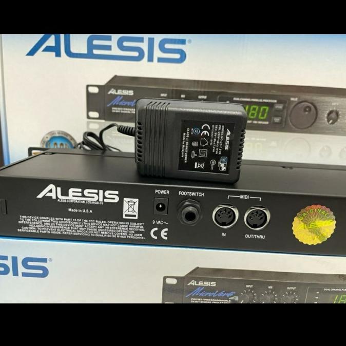 Effect Vocal Alesis Microverb 4 Grade A ( Made In Taiwan ) Kuping Besi