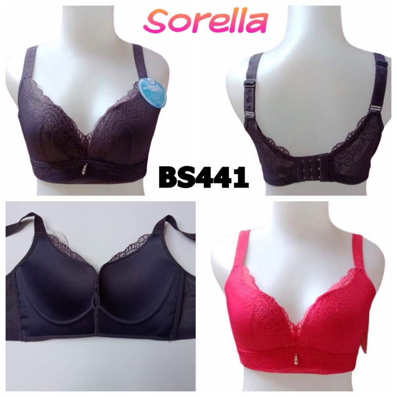 BS441 bra sorella tanpa kawat body contour 34C 36C