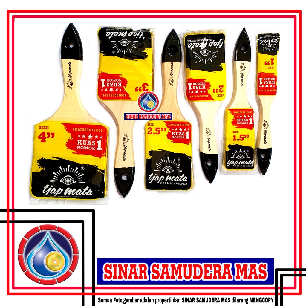 KUAS CAP MATA ORIGINAL - kuas Tjap Mata - kuas bagus murah