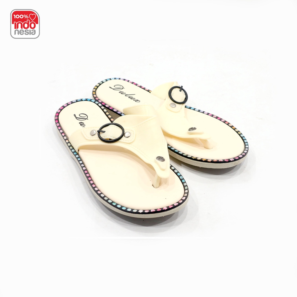 SANDAL JAPIT DEWASA DULUX CEWEK 36-40 RANDOM - SANDAL ANAK MOTIF