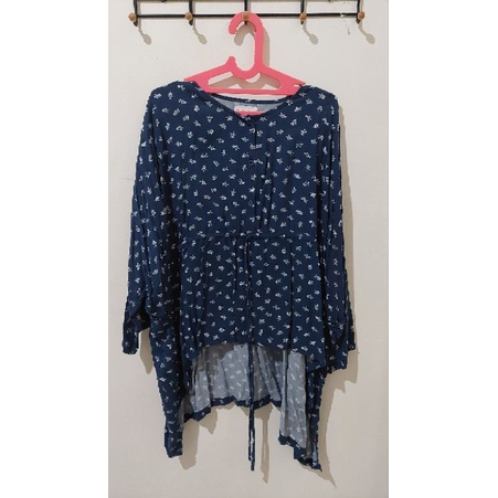 PRELOVED Kimmy Top in Flowery JENNA & KAIA