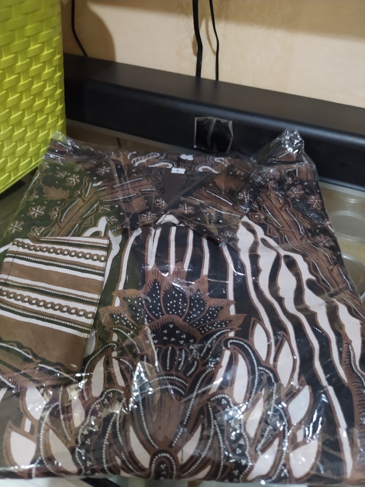 Astama Kemeja Batik Pria Lengan Pendek Full Furing Bahan Katun Sragenan By Kanaya