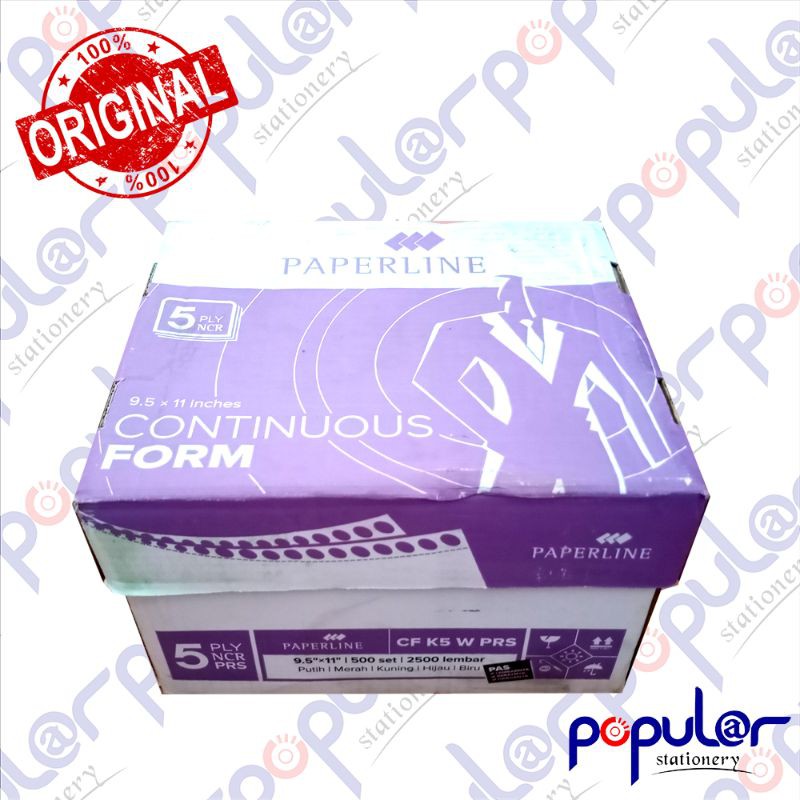 

Kertas CF Paperline K5 Warna Perforasi