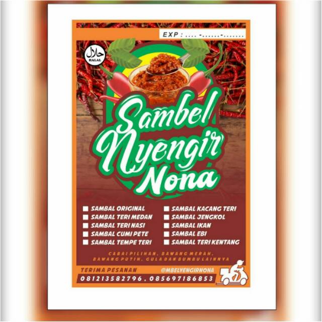 

Sambel Nyengir Nona