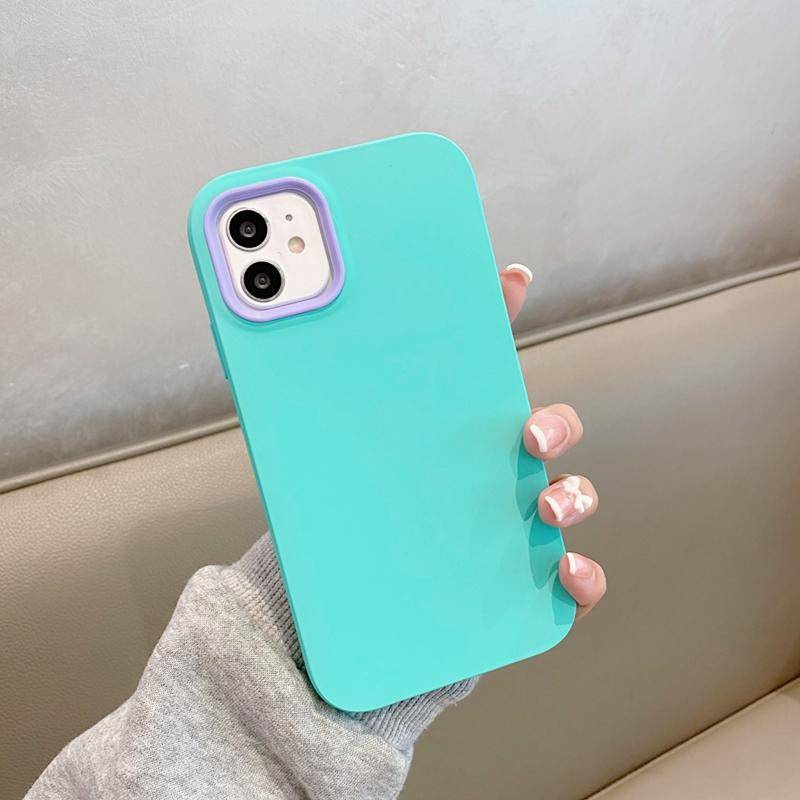 Casing Soft Case Silikon Matte Shockproof Warna Permen Untuk iPhone 13 / 12 / 11 Pro MAX / X / XS MAX / XR / SE / 2022 2020 / 7 / 8 + Bumper