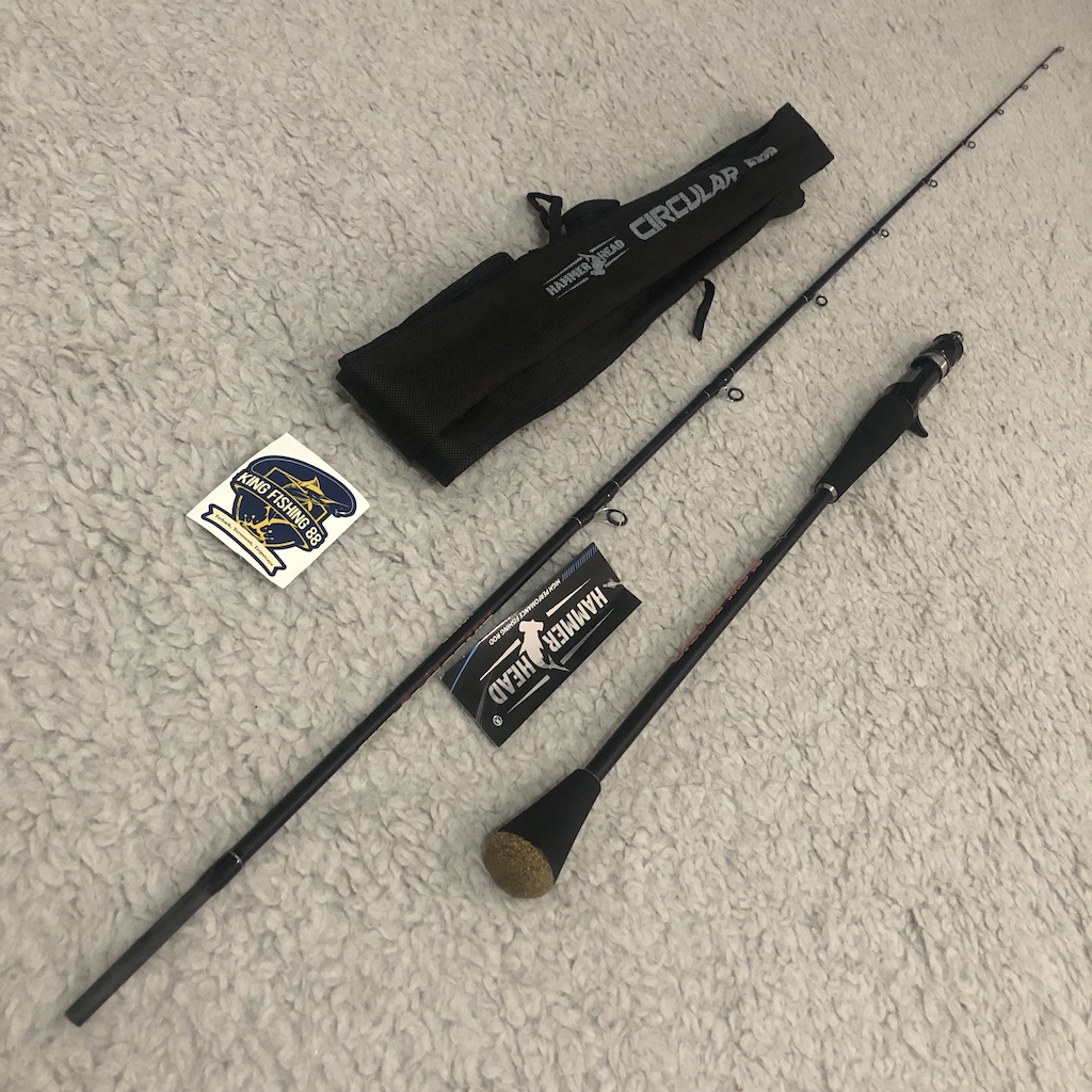 Joran Pancing HAMMERHEAD Circular HC632B 190cm Bait Casting OH BC Carbon Karbon Slow Jig Jiging Jigg