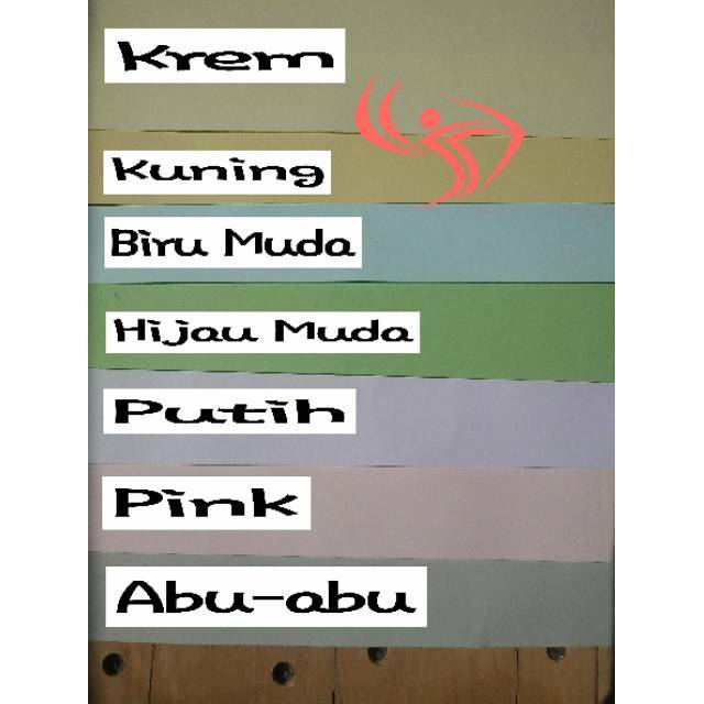 

Kertas concorde Tipis (90 gram) A4 minimal order 50 lbr