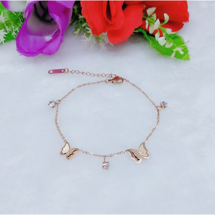 Titanium gelang wanita perhiasan fashion 0296-0297