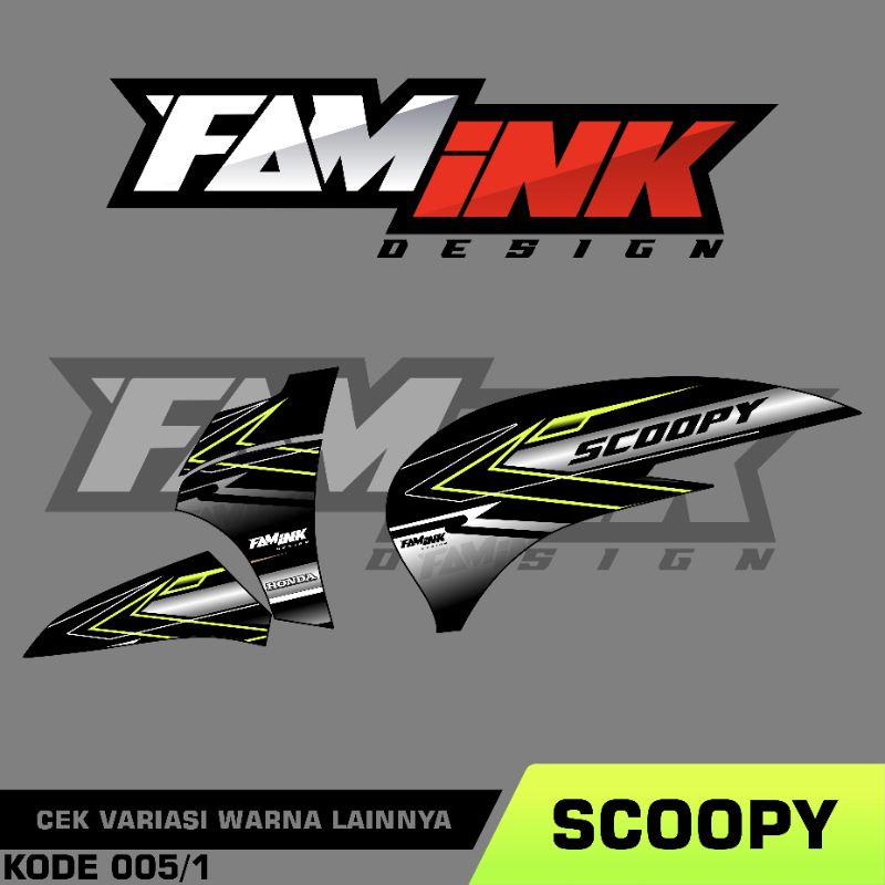 Stiker New Scoopy 2021, Decal Scoopy 2021, Striping Scoopy 2021