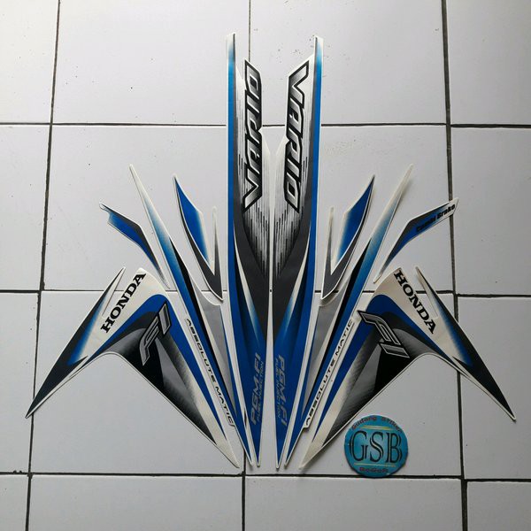 stiker vario cw 110 fi 2014 putih-biru