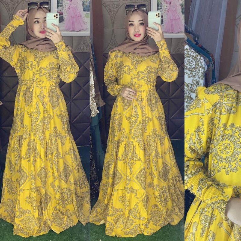 gamis sultan katun rayon premium