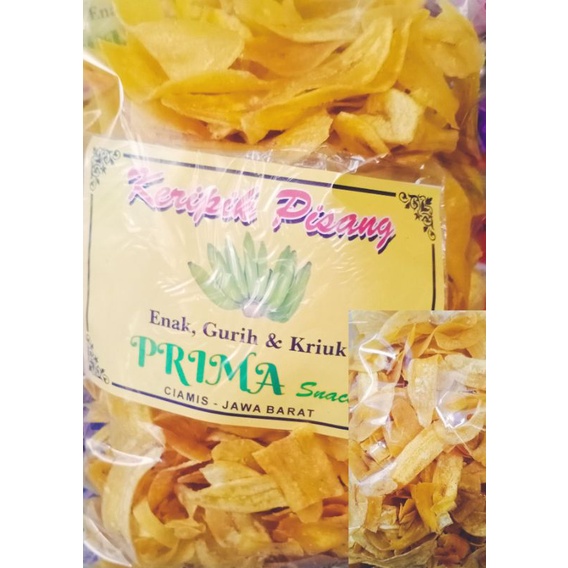 

KERIPIK PISANG 1/2kg / keripik gurih / keripik renyah rasa bawang