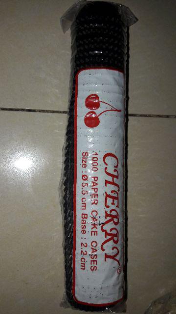 Cup Cake Cases Nastar Hitam 55mm : 22mm Cake Cases
