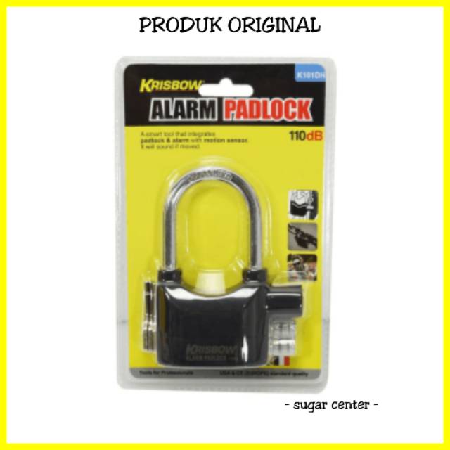 Gembok Alarm/Alarm Padlock/Gembok Alarm Heavy Duty Krisbow