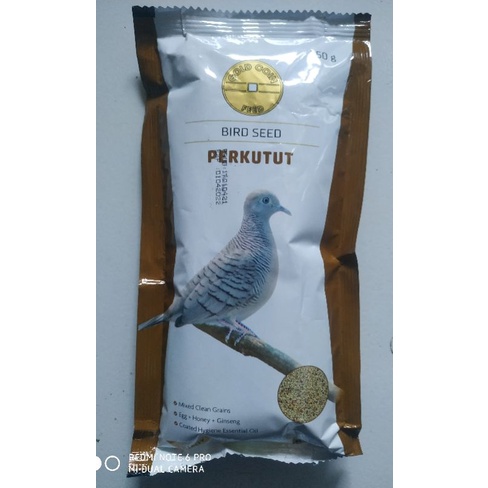 Gold coin perkutut 250 gram pakan burung(kemasan KECIL)