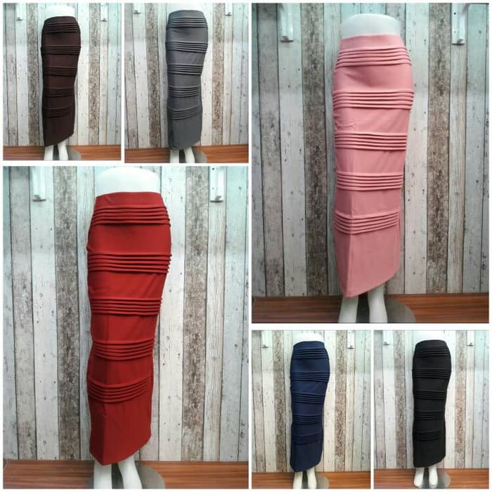 TERMURAH ROK MAXI PANJANG LIPIT C.2575/ ROK MUSLIM/ ROK KERJA MAXI/ ROK KANTOR untuk kuliah pesta se