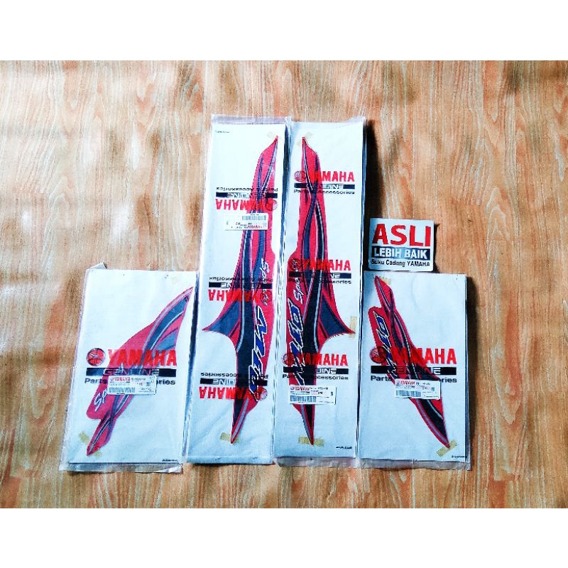 Striping Yamaha Mio Sporty 2005 Warna Merah Original