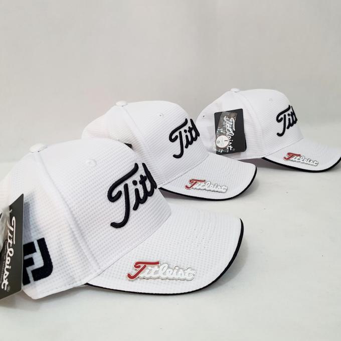 topi golf titleist fj bahan adem