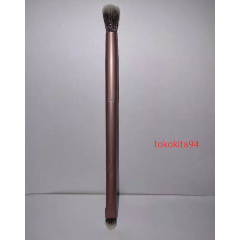 Kuas Alis Eyeshadow 2 in 1 Eyebrow Brush RoseGold