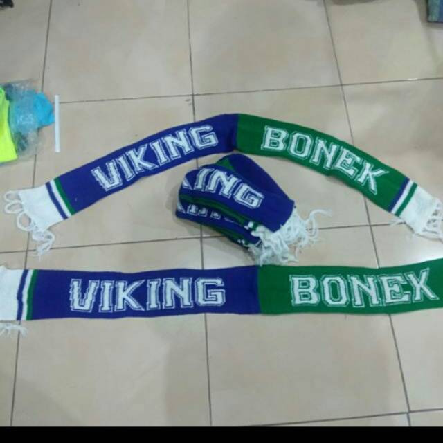 SYAL RAJUT VIKING BONEK - SCARF SYAWL BOLA VIKING BONEK PERSIB BOBOTOH PERSEBAYA BONEK