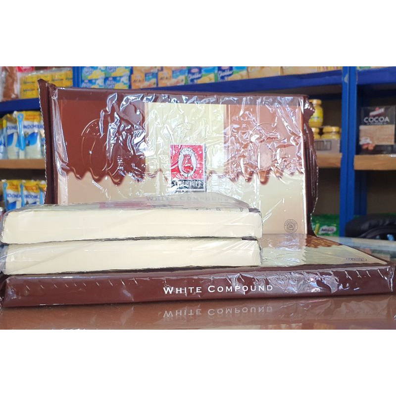 

Tulip White Chocolate Compound 200Gr / White Coklat Tulip 200Gr / Coklat Putih Compound Tulip