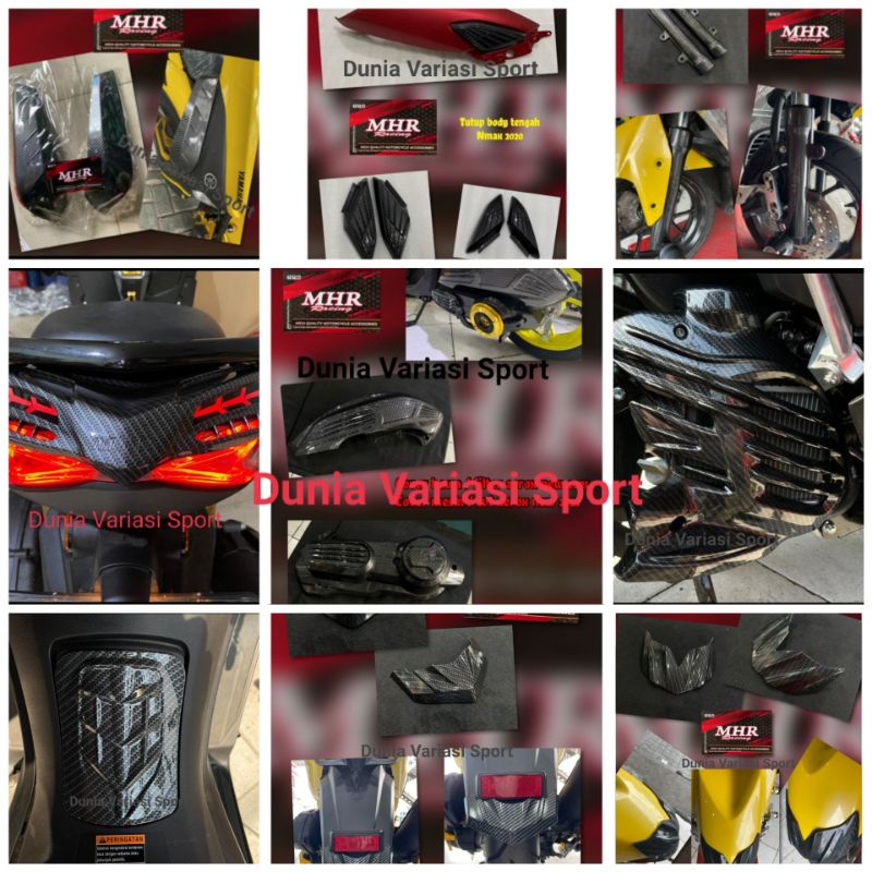 Paketan Hemat Cover Carbon Nmax New 2020 MHR Bestquality